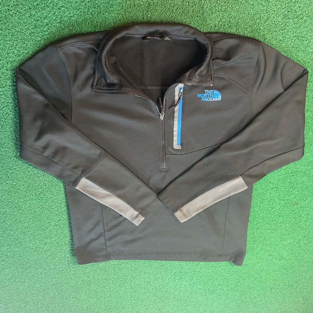 Size M Mens – The North Face Black Fleece Lined Full Zip Jacket